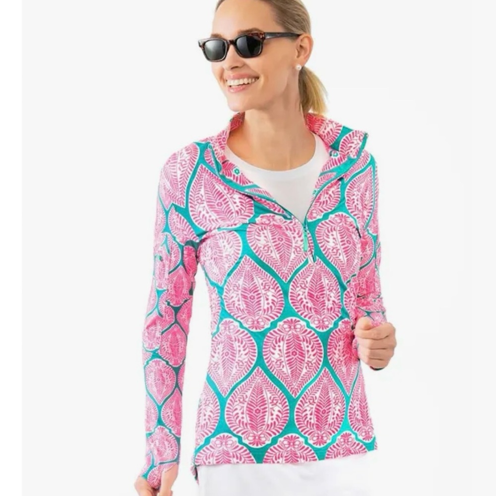 Gretchen Scott Women’s Size Large Long sleeve Half-Zip Pullover